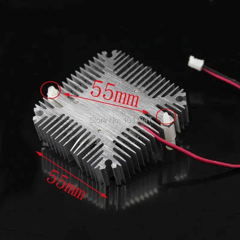2PCS LOT 55mm Computer PC VGA Video Card Heatsink Cooler Cooling Fan 2Pin DC 12V