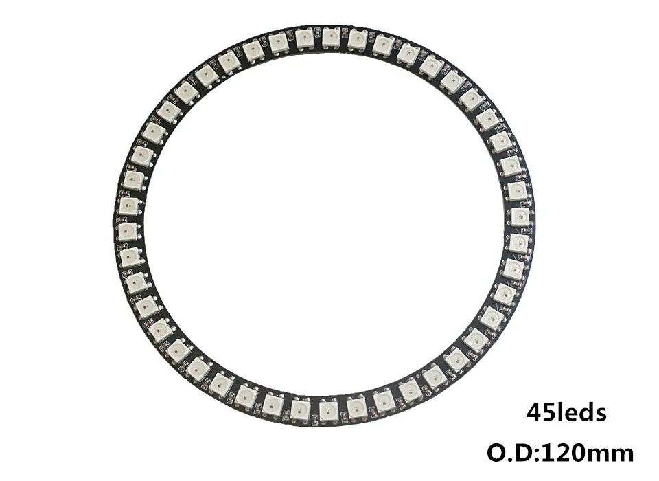 8/16/24/35/45/128 leds WS2812B pixel ring Address LED-module DC5V SK6812 WS2812 RGB volle farbe Runde LED Kreis Neue
