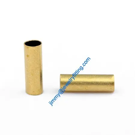 Brass Tube Conntctors Tubes jewelry findings 3*9mm ship free 10000pcs spacer beads