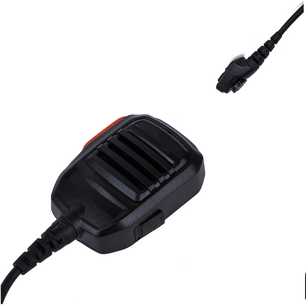 Altavoz impermeable con micrófono para walkie-talkie, altavoz portátil de hombro para Radio bidireccional, HYT, PD780, PD700, color negro