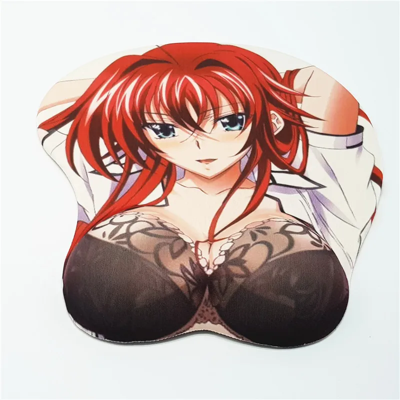 Sexy Big Soft Breast 3D Gaming Mouse Pad Wrist Rest H2.8cm