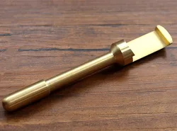 1PC Portable Handmade Brass Opener High Quality Simple Long Handle Opener Keychain Key Ring Pendant Creative Household Product