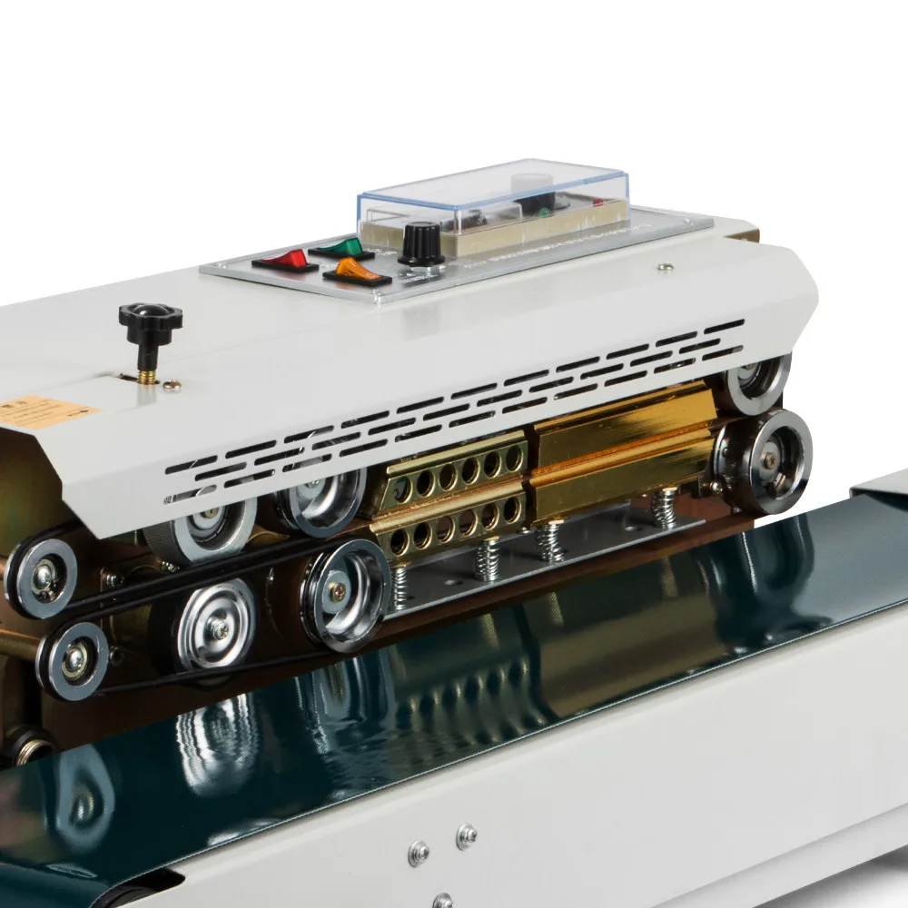 FR900 Horizontal Automatic Sealing Machine 500W Continuous Band Sealer Bag Sealing Machine