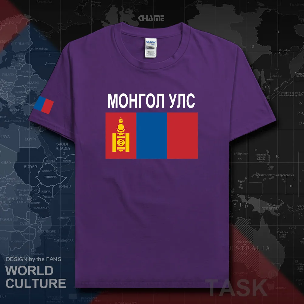 Mongolia men t shirts 2017 jerseys nation team tshirt 100% cotton t-shirt clothing tees country sporting MNG Mongol Mongolian