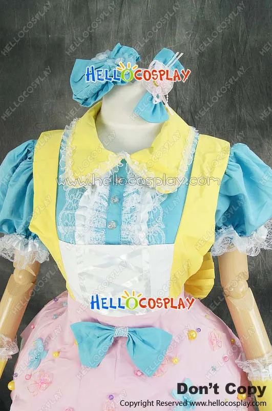 AKB0048 Sugar Rush Lolita Cup Cake Maid Dress Cosplay Kostuum H008