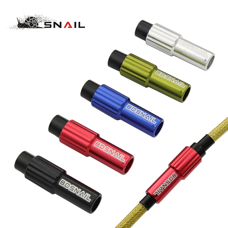 2 pcs Aluminum Bike Shifting Middle Fine Road Cycling Adjustable Screw Derailleur Regulator Screw for 4mm 5mm Shifting Cable Cap