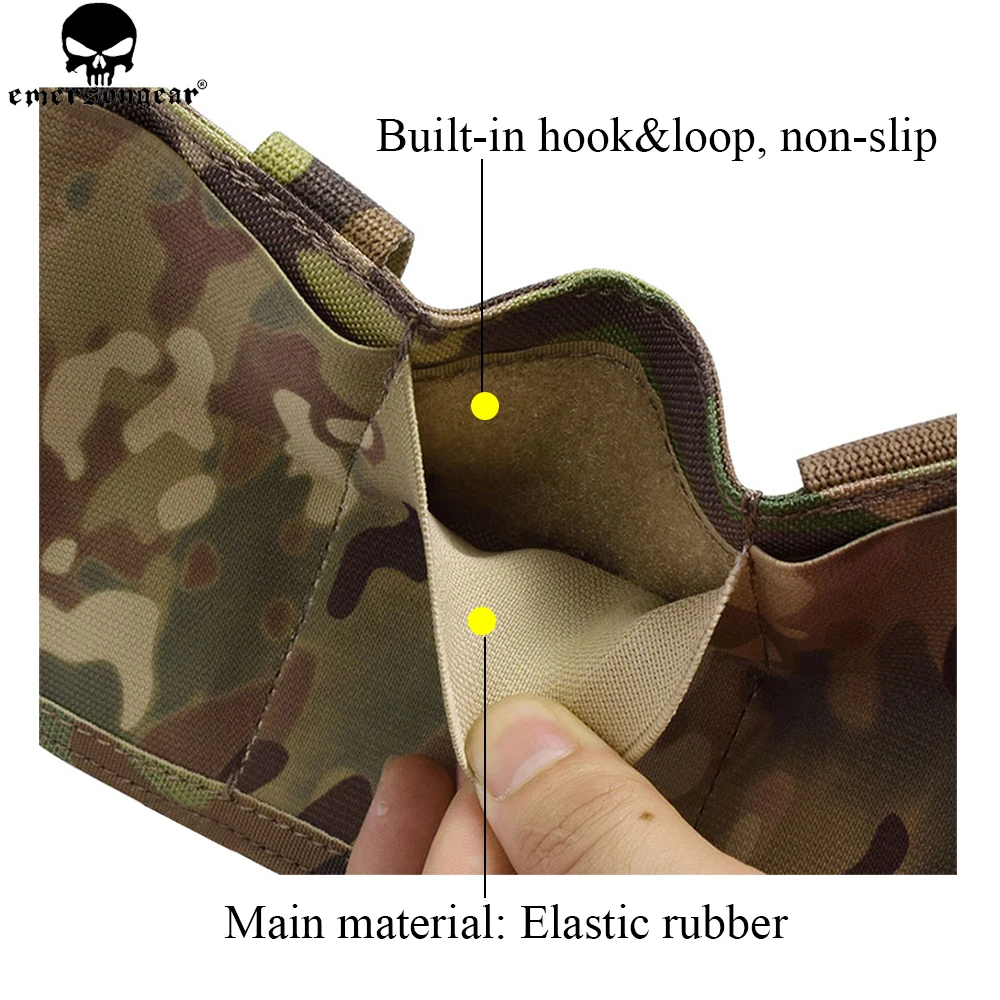 EMERSONGEAR Triple M4 Mag Pouch Tactical Molle Rapid Reloading Magazine Pouch for Airsoft Wargame Gear Painball Hunting EM2388