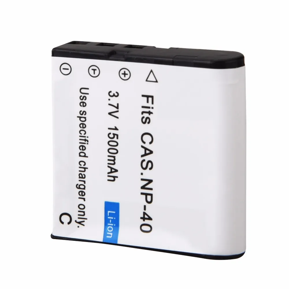 1pc 1500mAh NP-40 bateria aparatu cyfrowego do Casio EX-Z30/Z40/Z50/Z55/Z57/Z750 EX-P505/P600/P700 PM200 NP 40 NP40 CNP40 baterii