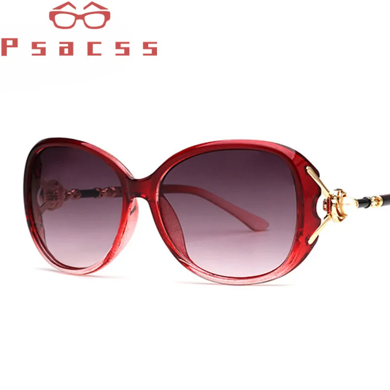 

Psacss NEW Vintage Oversized Sunglasses Women 2019 Brand Designer Female Elegant Pearl Sun Glasses oculos de sol feminino UV400