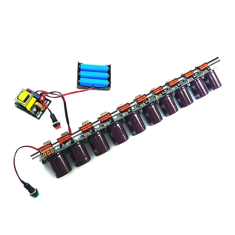 Ten-level electromagnetic gun diy kit / finished product, homemade electromagnetic coil acceleration gun