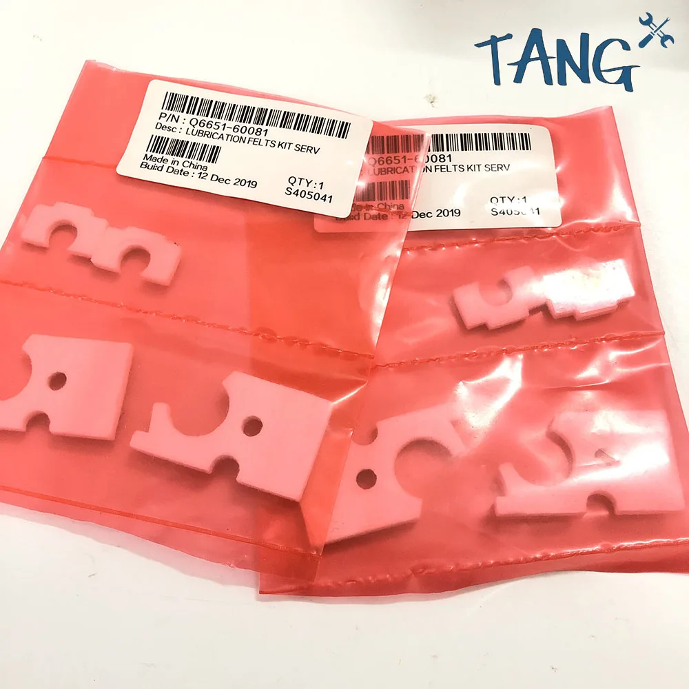 2* Q6651-60081 Lubrication Felts Kit For HP DJ Z6100 L25500 L26500 L28500 Spare parts