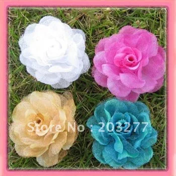 Gratis verzending! 36 stks/partij 10 kleuren voor uw pick 11/2 ''sillk rose bloem