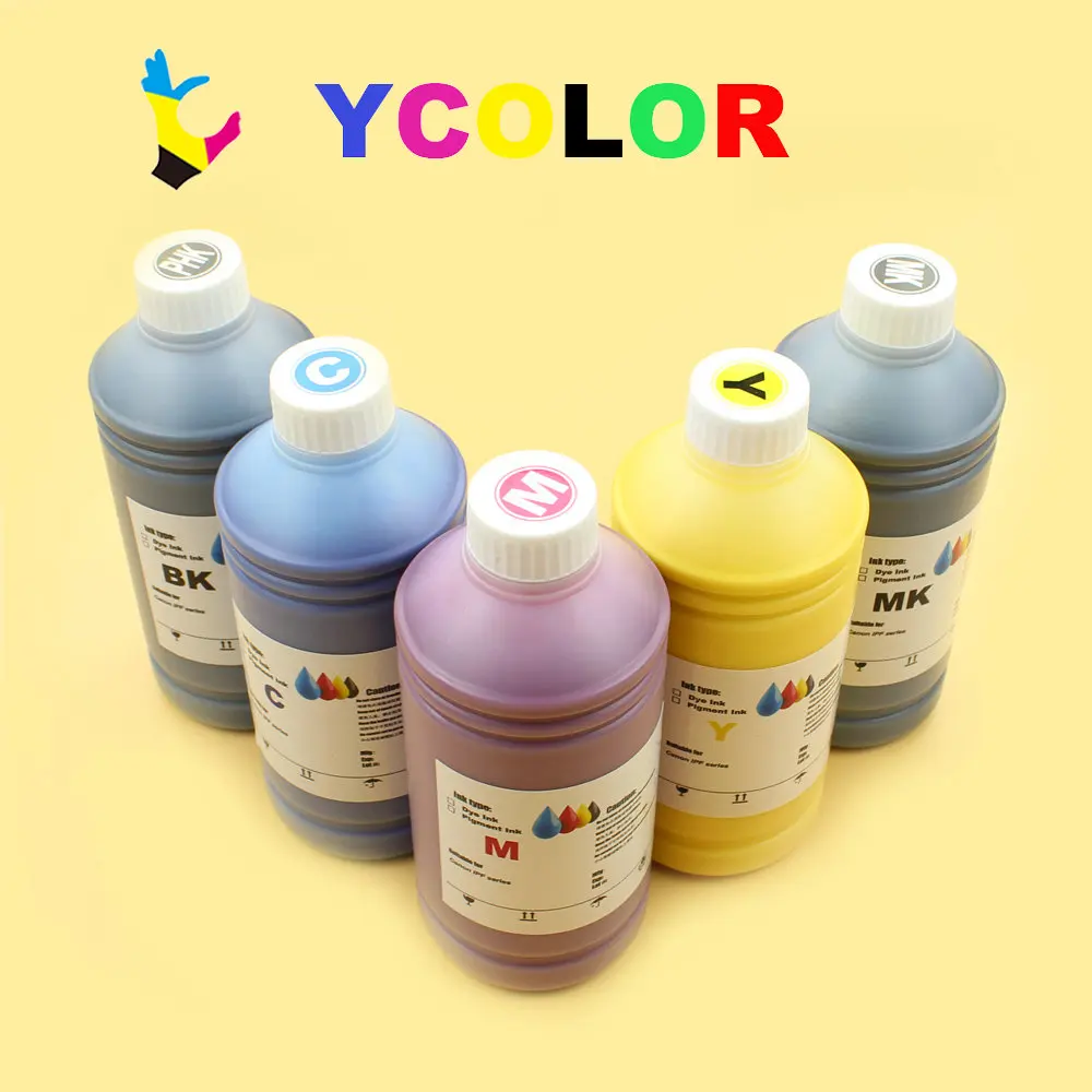 1000ML Color vivid Pigment ink/Dye ink for Canon IPF 500 600 605 610 700 710 720 printer