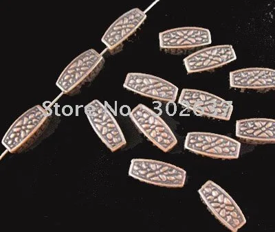 

FREE SHIPPING 180pcs Antiqued copper plt nugget spacer beads A162C