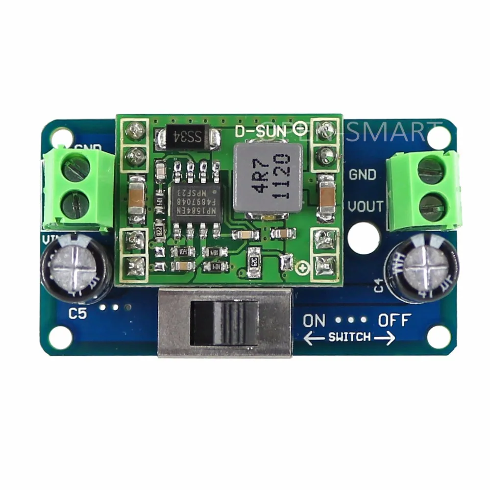 Mini MP1584 DC-DC 3A Adjustable Buck Module (Made In India - Foto 8
