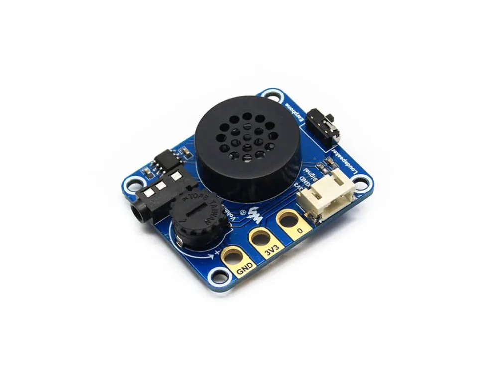 

Waveshare Speaker for micro:bit Music Player Speaker expansion module compatible Arduino development Onboard Hi-Fi chip NS8002