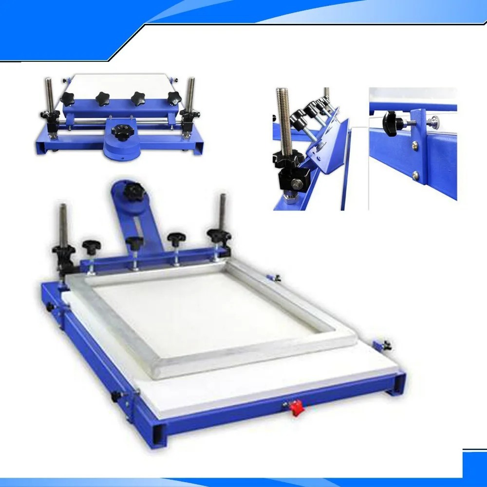 62X52CM Board Single Color Printing Equipment Silk Screening Press