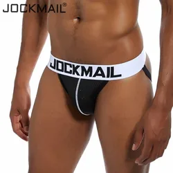 JOCKMAIL Sexy Men Underwear Men Jockstrap Mesh tanga hombre string homme Cueca sissy thong Mens briefs Gay Underwear Penis Pouch