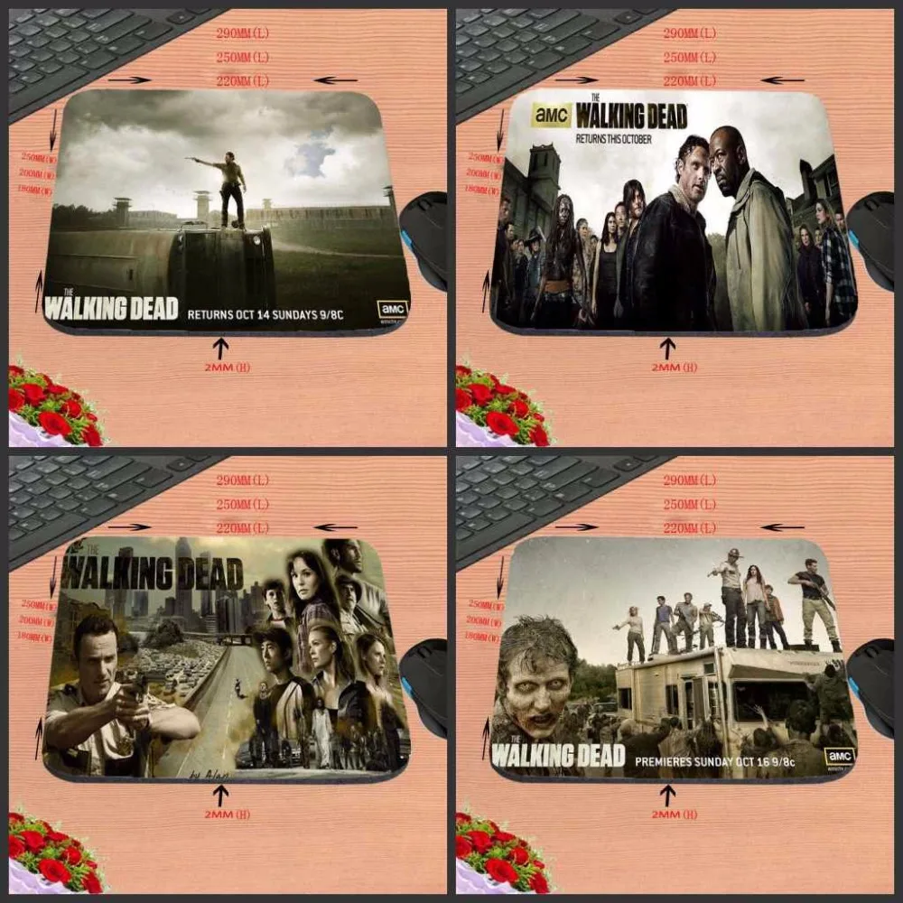 Mairuige Mairuige  New Arrivals Wholesale The Walking Dead Class Poster Cute New Optal Mouse Soft Comfort Mouse Pad Mat Me Pad