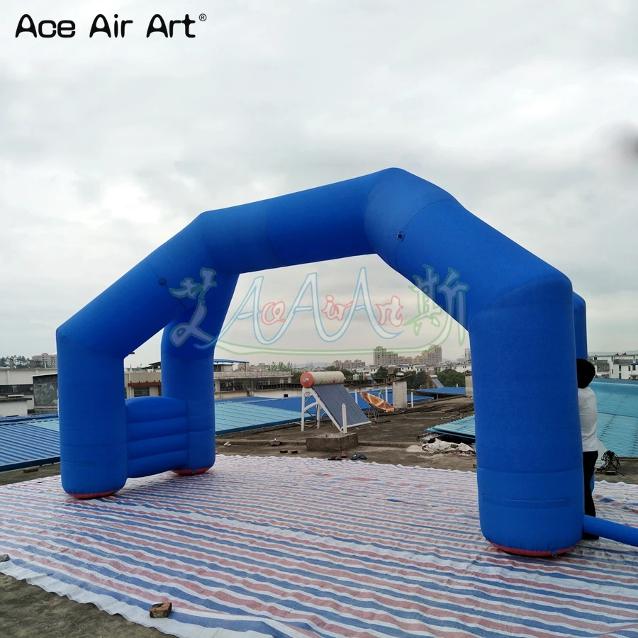 6m W x 3.6m H Free Standing Inflatable Arch 4 Legs Gantry Entrance with Customized Logo and Prints for Promotion