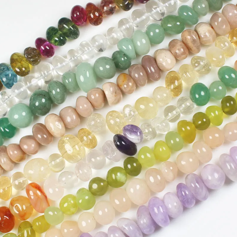 6-12mm Natural Fluorite,Garnet,Peridot, Sunstone ,Agates,Ametyst,15inch Irregular beads , DIY Jewelry Making !