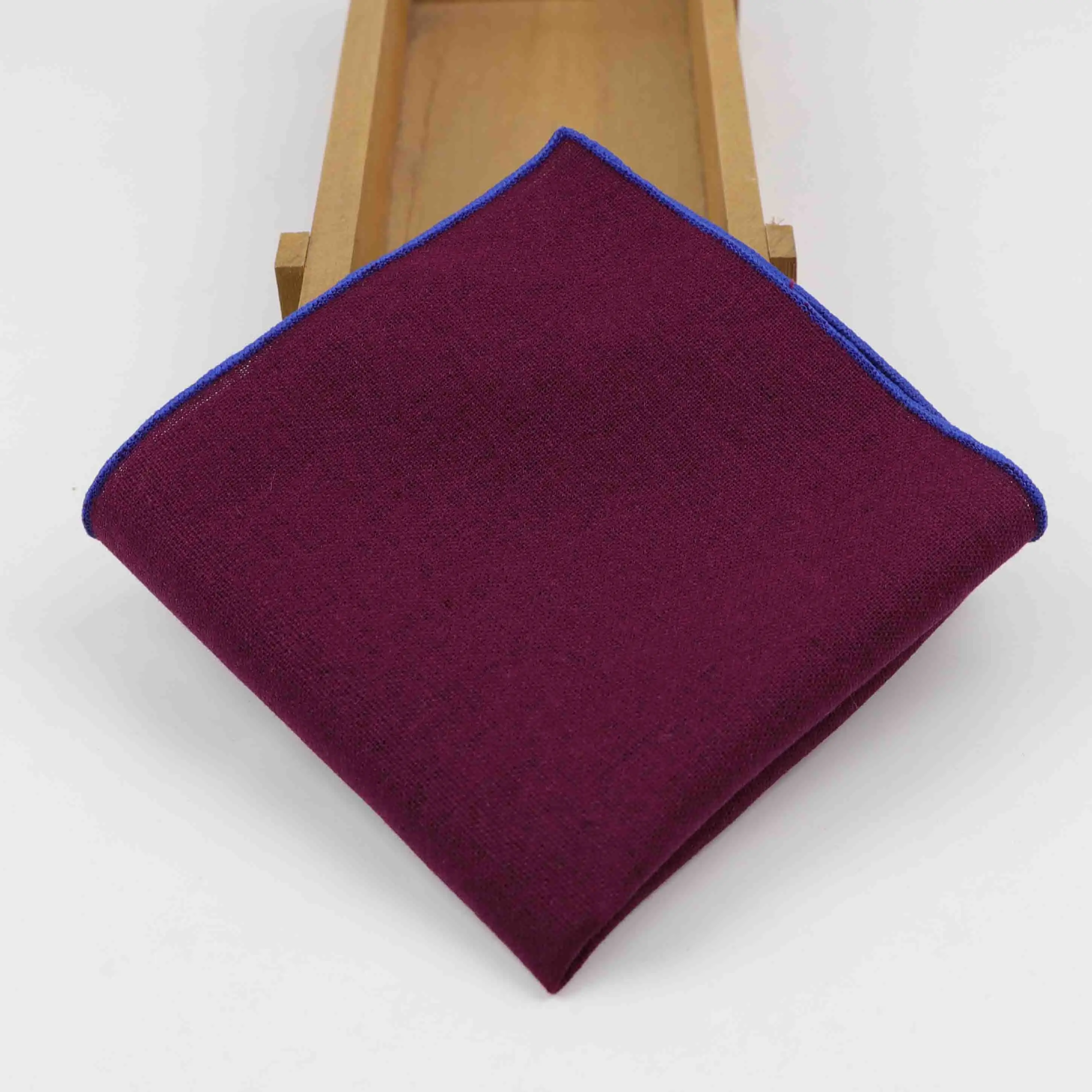 Men's Solid Cotton Handkerchiefs Pocket Square