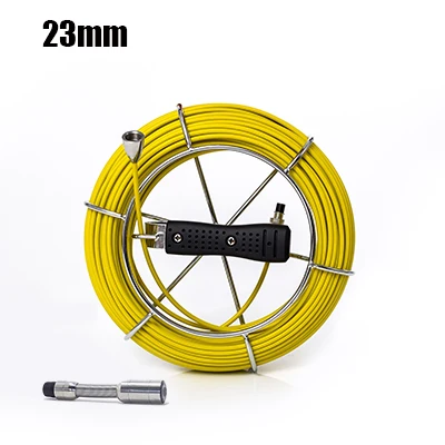

Accessories 23mm camera Head with 20M/30M/50M/60M/100M cable,Pipe Drain Sewer Inspection Camera Head Replacement , for WP90 WP70