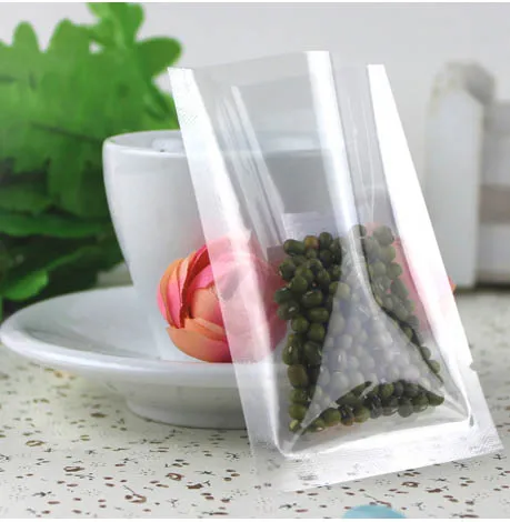 Оптовая продажа 100 шт. 90x130 мм прозрачные пластиковые пакеты, плоские термоупаковочные пакеты для пищевых продуктов, маленькие Упаковочные пакеты, полиэтиленовые вакуумные пакеты