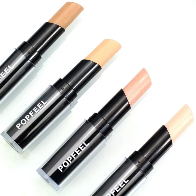 Concealer Face Foundation Makeup Single Head Natural Cream Concealer Pen Highlight Contour Pen Stick