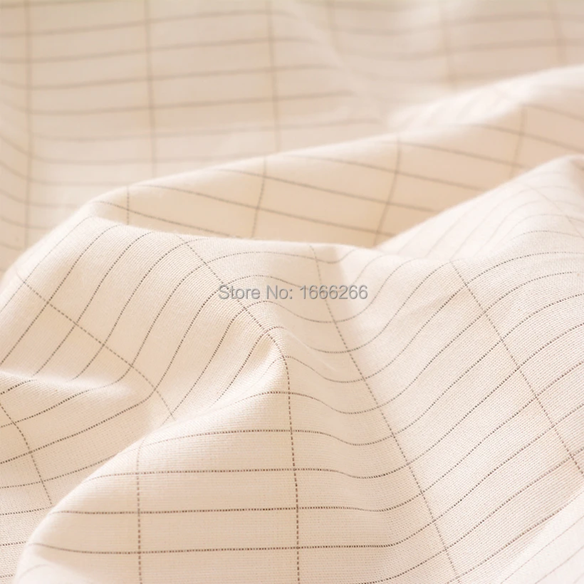 ESD EARTHING grounding sheet fabric silver with cotton fabric