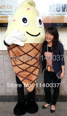 mascot icecream mascot costume ice cream custom fancy dress cosplay kits Cartoon Character carnival costume fancy Costume 3