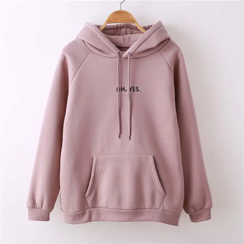 XXL-S Streetwear Coat 2017 New Fashion Fleece long Sleeve Harajuku Letter Girl Black Pullovers Tops Woman Hoodies Sweatshirts