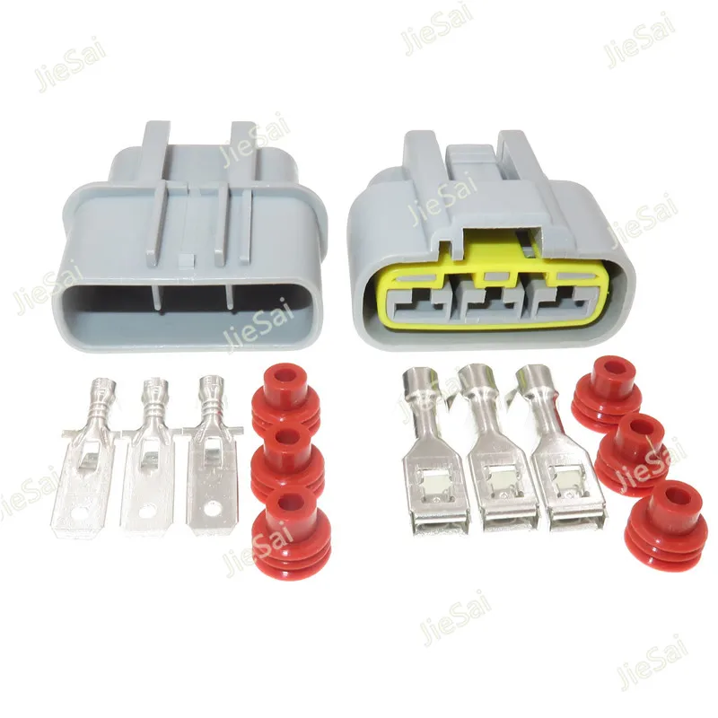 3 Pin Waterproof QLW-A-3F-B QLW-A-3F-GR Connector Automotive Electrical Sealed Plug Auto Fan Cable Socket