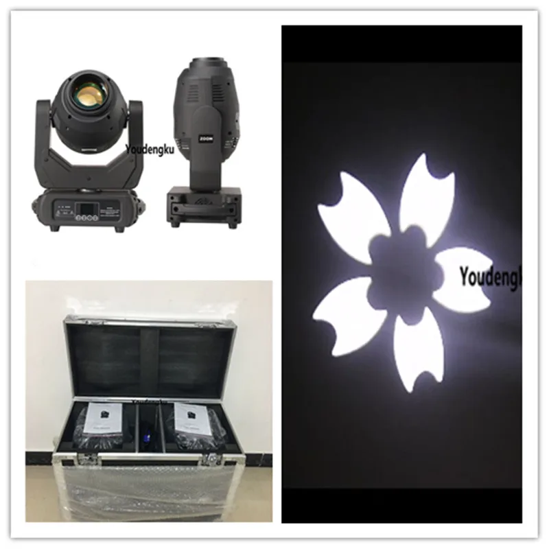 6pcs with roadcase wholesale DJ disco party spot light spot dmx rgbw led moving head 250w led moving head spot