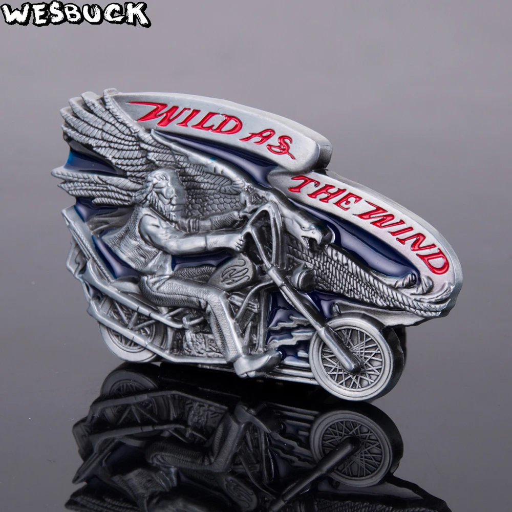 5 PCS MOQ WesBuck Brand Metal Belt Buckles for Man Unisex Western Buckles Cowboys Buckle Causal Eagle