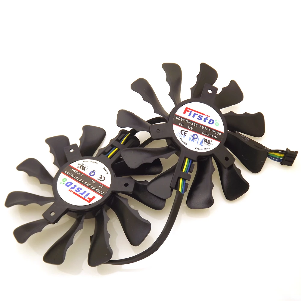 Free Shipping FD7010H12D FDC10U12S9-C DC12V 86mm For HIS R9-280X R9-290 R9-390 HD7950 HD7970 Graphics Card Cooling Fan