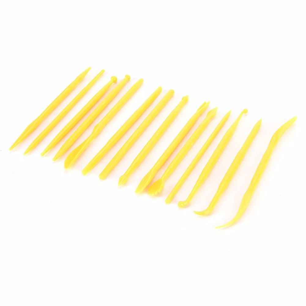 14 개/대 diy 어린이 좋아하는 폴리머 클레이 도구 polyform sculpey 도구 클레이 도구를 형성 설정 playgough 도구 완구