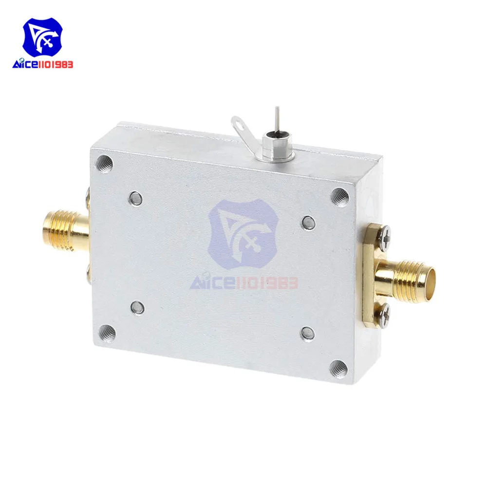 10MHz-6GHz RF Bias Tee DC Blocks for HAM Radio RTL SDR LNA Low Noise Amplifier with Shell