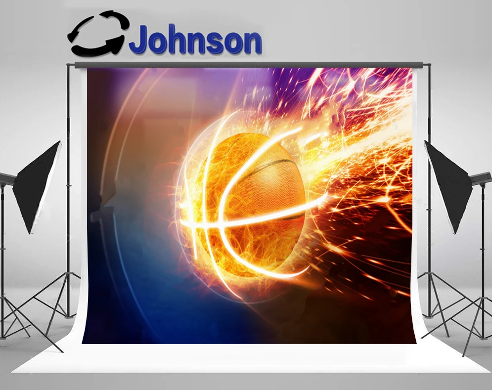 basketball Abstract Sports Theme Backgrounds polyester or Vinyl cloth High quality Computer print party  backdrops