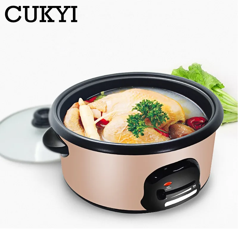 CUKYI 2.8L wielofunkcyjny elektryczny Hotpot Mini makaron kuchenka non-stick skillet mała kuchenka wielofunkcyjny kocioł elektryczny usa ue