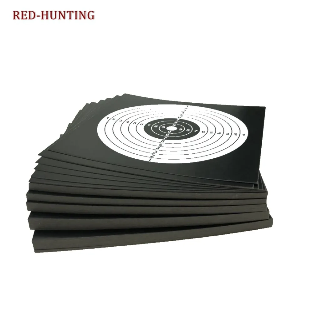 New 100pcs Target Papers 14x14 Tactical Vertical Square Target Airsoft Gun Slingshot Bullet for Hunting Shooting