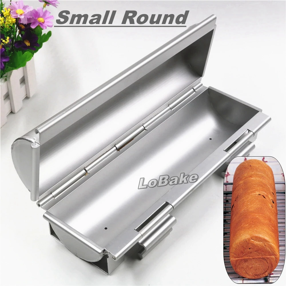 

Great proffesional anodizing round tubbiness shape open-and-shut toast maker 30.5cm long smooth wall alloy metal bread mold