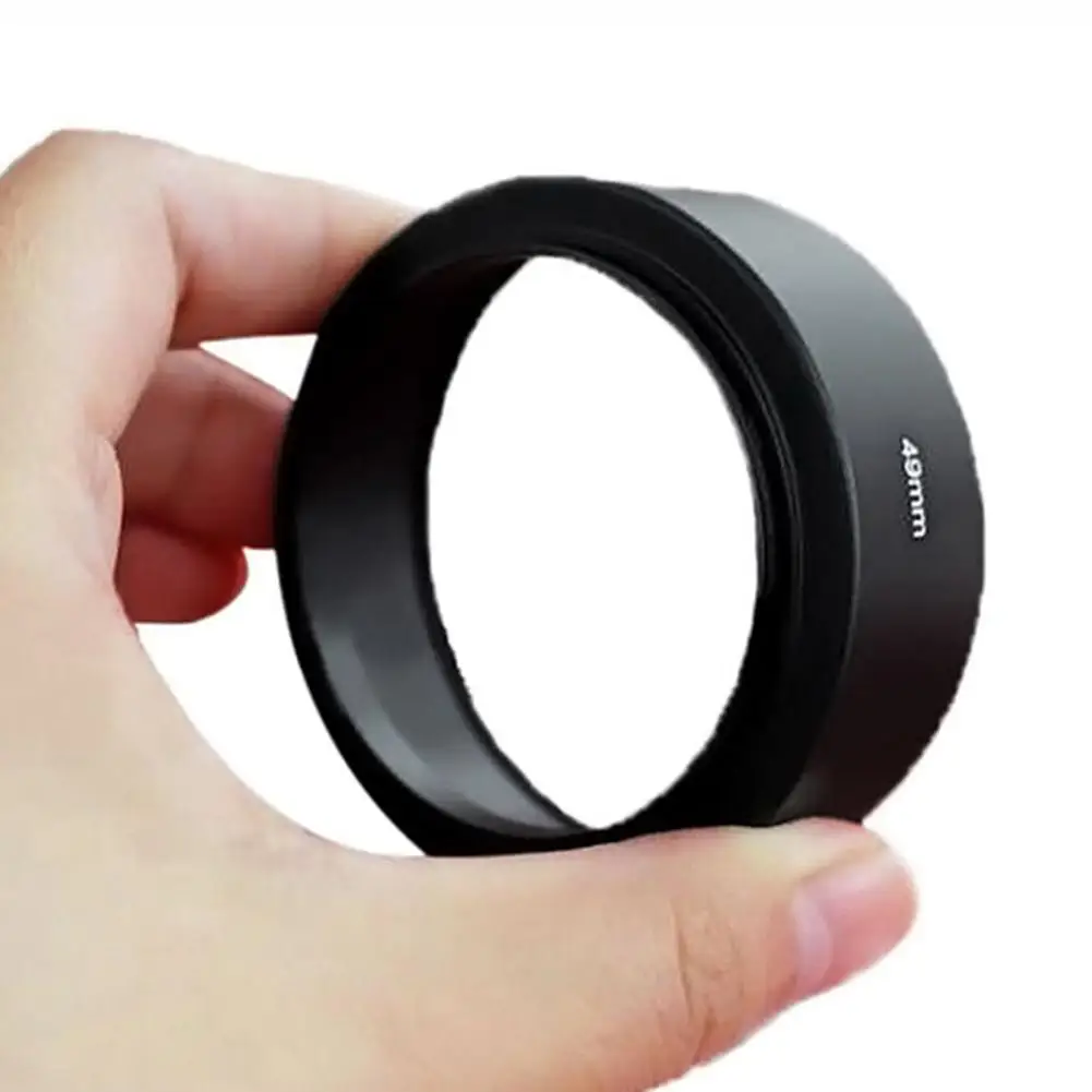 Pare-soleil universel en métal standard pour appareil photo reflex numérique, objectif DSIR, montage à vis, IL, Nikon, 40.5mm, 49mm, 58mm