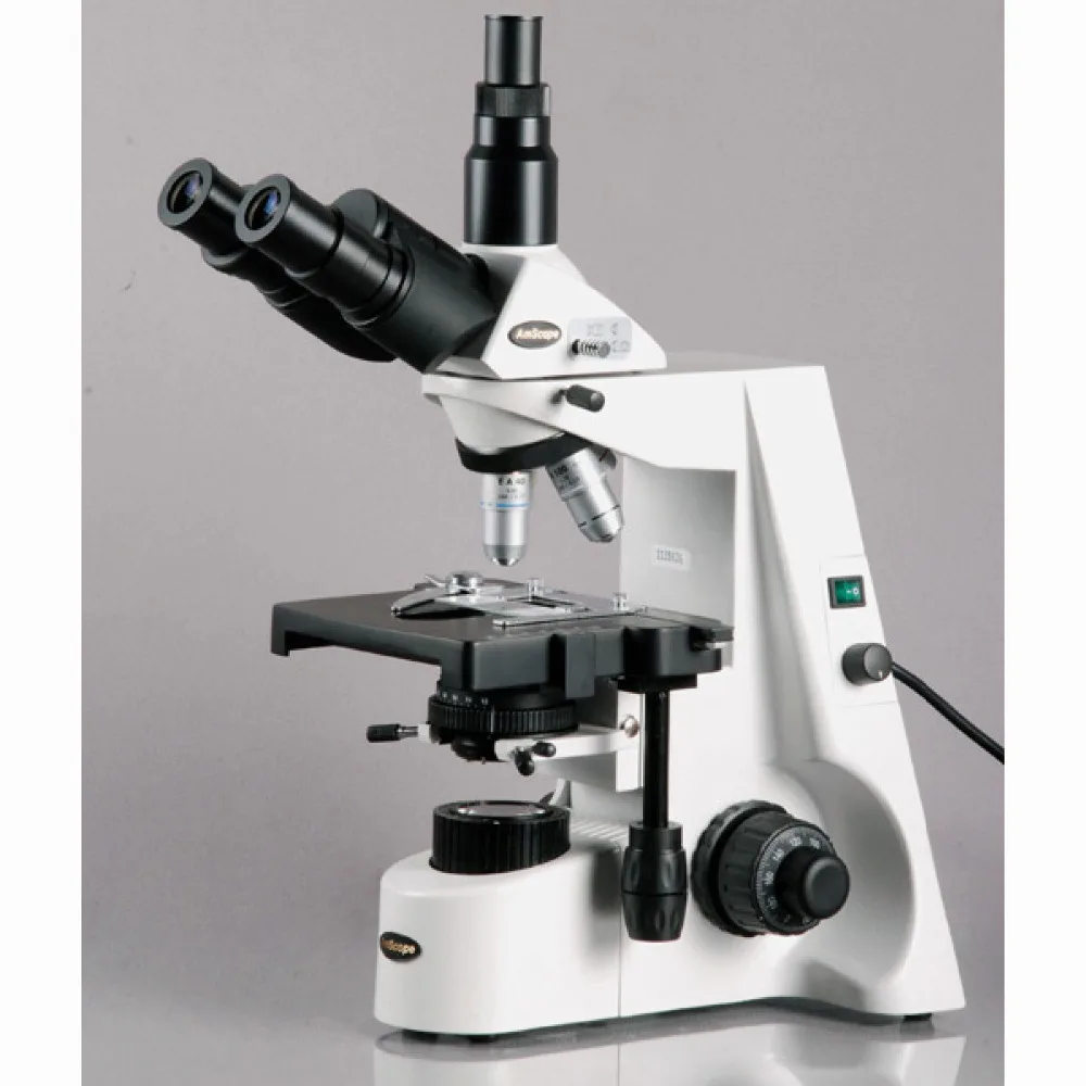 Widefield Kohler Microscope--AmScope Supplies 40X-2500X Professional Super Widefield Kohler Trinocular Compound Microscope