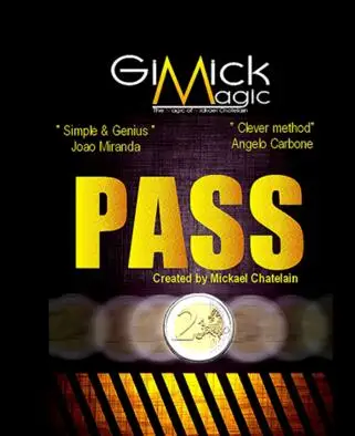 

PASS (Gimmick+online instruct) by Mickael Chatelain,Illusion,Card Magic Tricks,Close up,Mentalism,Street Magic,Fun,Joke Mystical