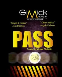 PASS (Gimmick+online instruct) by Mickael Chatelain,Illusion,Card Magic Tricks,Close up,Mentalism,Street Magic,Fun,Joke Mystical