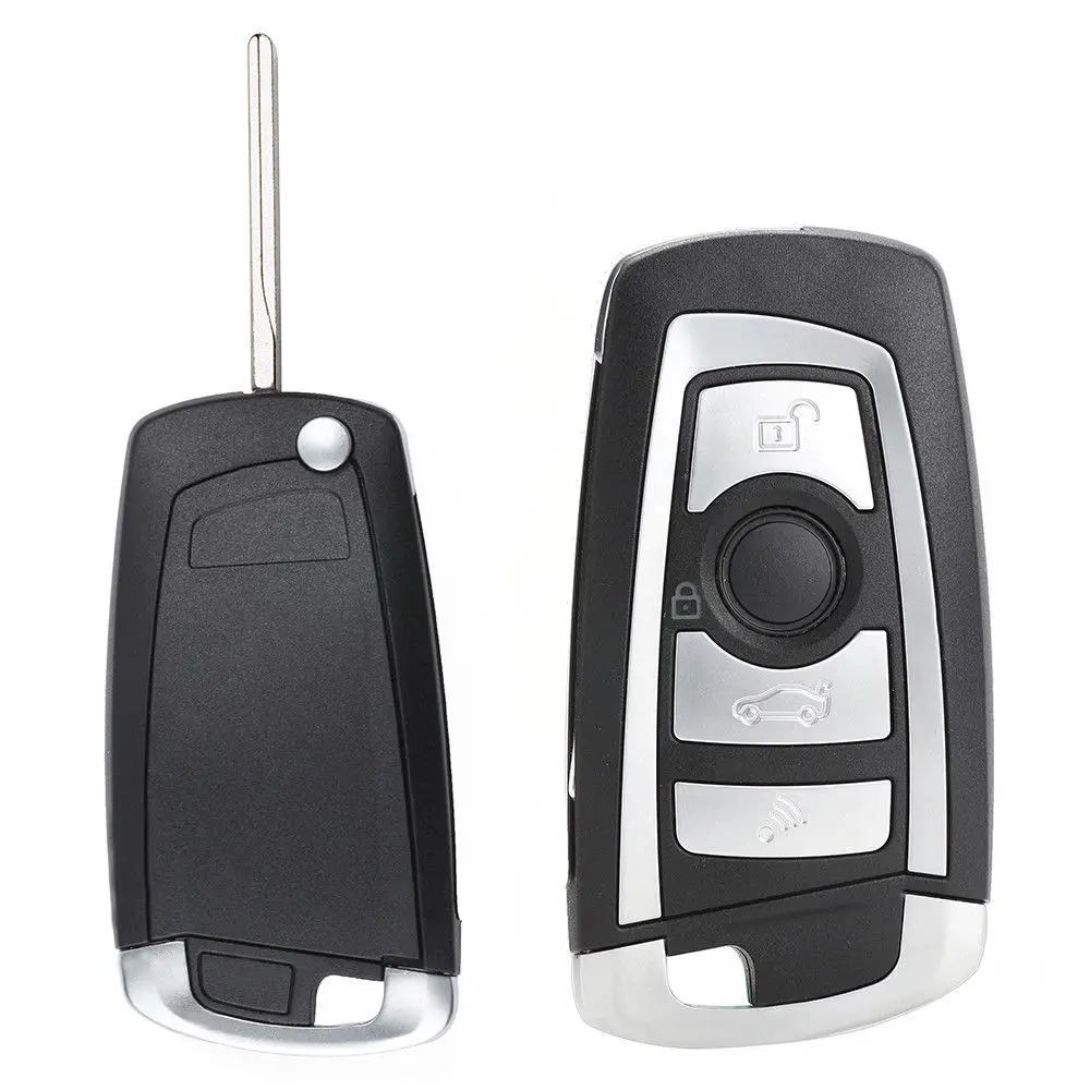 KEYECU CAS2 System 315/433/315LP/868MHz For BMW 5 Series E46 E60 E83 E53 E36 E38 E39 Flip Remote Key Control ID46 ID7944 Chip