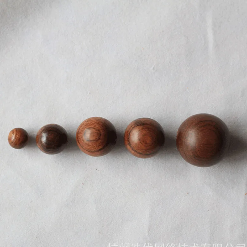 1 Pack Natural Round Rosewood Charm Beads 6mm 8mm 18mm High Quality Prayer Spacer Beads DIY Buddhism Jewelry Making Findings