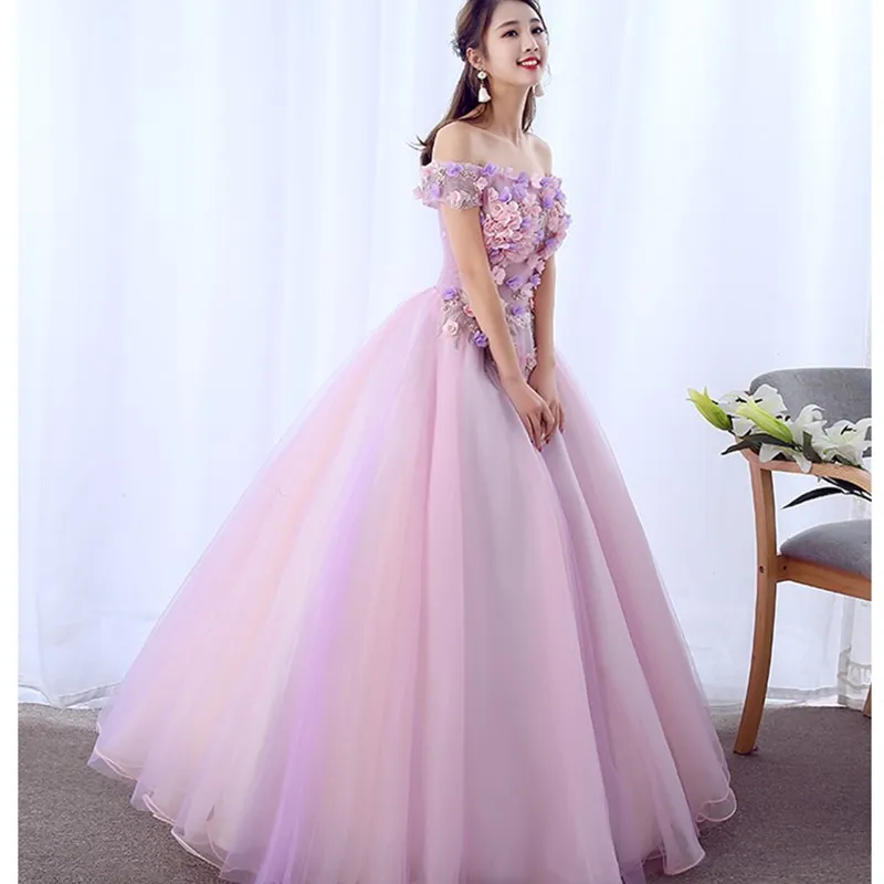 Ruthshen Vestidos De Dulces 16 Girls suknie na bal przebierańców bez ramiączek Boat Neck Vestidos debiutantes De 15 sukienka na Quinceanera 2020