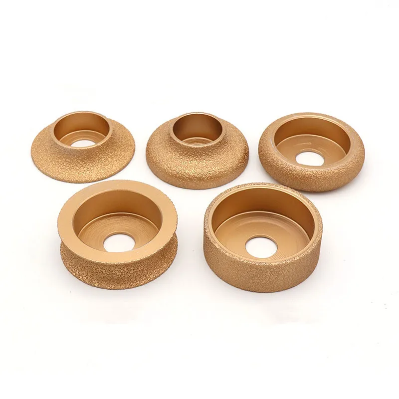 

Diamond vaccum brazed profile wheel rounter bits for stone edge polishing